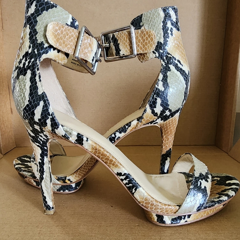 Sexy Calvin Klein Python high heel